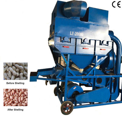 Máquina Descascadora de Amendoim de Aço Carbono de Alta Eficiência e Alta Taxa de Casca 2000kg/h para Uso Industrial