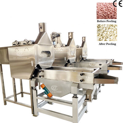 Bom preço. SS304 Máquina de blanqueamento de núcleos de amendoim divididos com 500 kg/h-1000 kg/h para instalações de transformação de alimentos on-line
