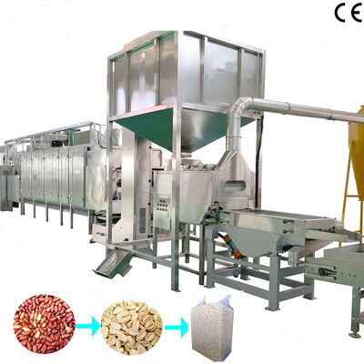 Bom preço. Máquina Automática de Fatiar e Branquear Amendoim 500kg/h-3000kg/h Máquina de Descascar a Ar para Fábricas de Processamento de Nozes on-line