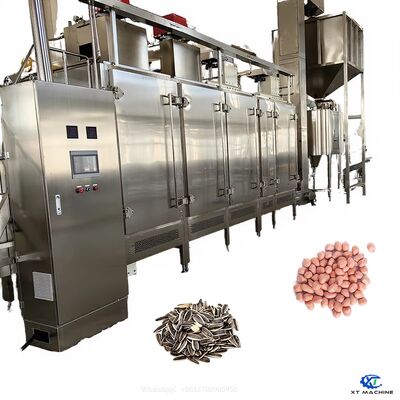 Bom preço. Máquina tostadora de frutos secos de alta capacidad con cinta continua de grado alimenticio para cacahuete/almendra/anacardo/semillas/avellana on-line