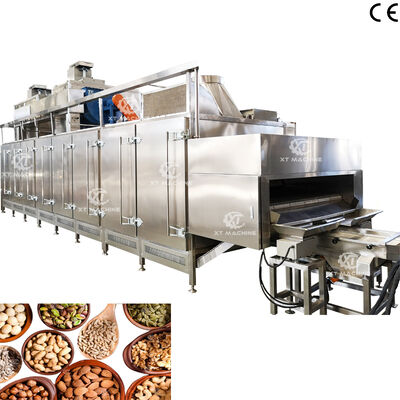 Bom preço. Torrador de Amendoim Tipo Correia com Capacidade de 500kg/h Forno de Cozimento Comercial Controle PLC para Processamento de Alimentos on-line