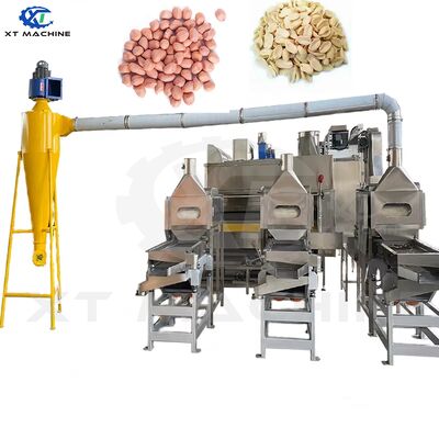 Bom preço. Máquina de blanqueamento de amendoim totalmente automática SUS304 para blanqueamento e esmagamento de amendoim on-line