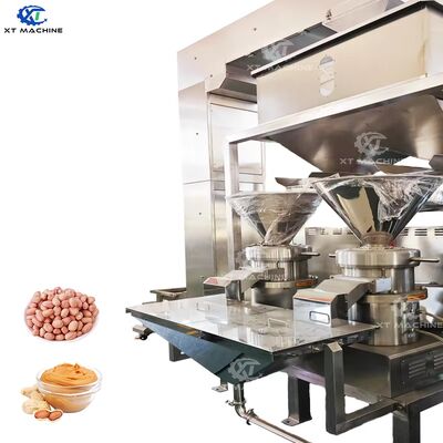 Bom preço. Máquina de moagem de alta velocidade para fazer manteiga de amendoim/geléia de gergelim/pasta de pistache 130-500 kg/h on-line