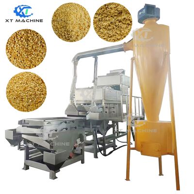 Máquina automática de cortar amendoim/cacheu/amendoim com 500 kg/h e ecrã vibratório para processamento de nozes