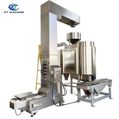 Bom preço. 304SUS Elevador de balde tipo Z com alimentador eletromagnético e potência de 0,75kw para manuseio de nozes on-line