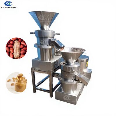 Bom preço. 130-150 kg/h Capacidade SUS304 Máquina de moagem de manteiga de amendoim/marmelada de pistache para moedor de pasta de amêndoas de 150-160 malhas on-line