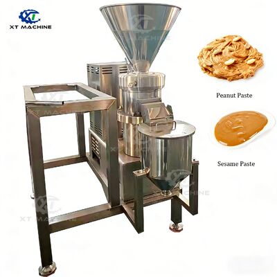 Bom preço. SUS304 Máquina de moagem de manteiga de amendoim com capacidade de 130-150 kg/h e potência trifásica de 380 V on-line