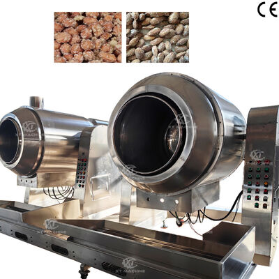 Bom preço. Máquina de Revestimento de Açúcar e Aquecimento de Wok de Fritura por Agitação de Alta Eficiência 70kg/lote para Fábricas de Processamento de Nozes on-line