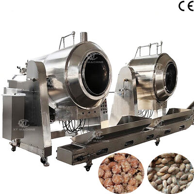 Máquina automática de revestimento de açúcar com 70 kg/lotação Máquina de fabricação de amendoim revestido de açúcar para a indústria alimentar