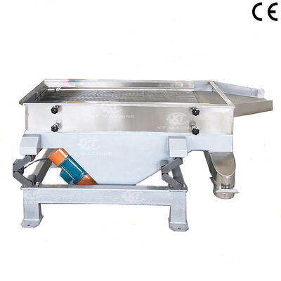 Bom preço. Tela Vibratória Linear Nova de Dupla Camada em Aço Inoxidável 304 de Grau Alimentício para Plantas de Processamento de Alimentos on-line