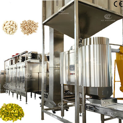 Bom preço. Linha de Produção Comercial de Torrefação e Branqueamento de Amendoim/Avelã/Pistache 1000kg/h-2000kg/h Construção em Aço Inoxidável 304 on-line