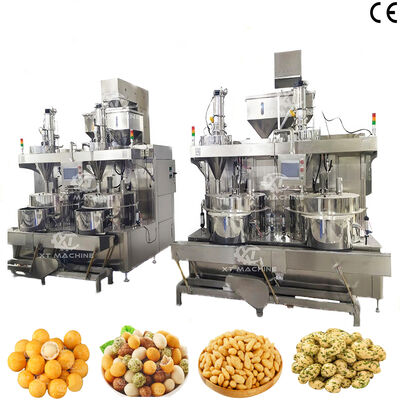 Bom preço. Petiscos revestidos de massa de porca de alta precisão 500-1000kg/h que fazem a máquina com sistema de controle PLC e material SUS304 on-line