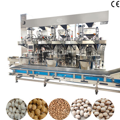 Bom preço. Máquina de revestimento de feijão de amendoim japonês de grande capacidade totalmente automática Máquina de revestimento de alimentos para processamento de nozes on-line