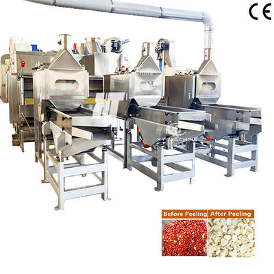 Bom preço. SUS304 Máquina personalizável para cortar e branquear amendoins para processamento eficiente de amendoins on-line