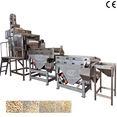 Bom preço. Totalmente automático de corte de amendoim e classificador de castanhas de caju máquina de esmagamento de amêndoa para equipamento de processamento de nozes eficiente on-line