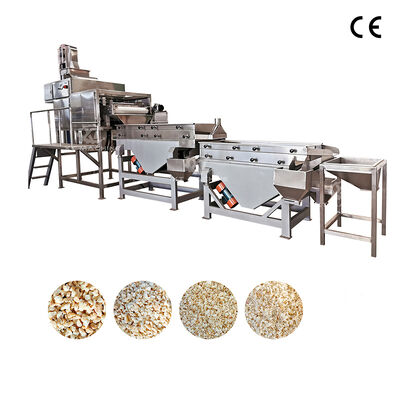 Bom preço. Máquina multifunção de corte de amendoim de quatro etapas de aço inoxidável 304 de 500 kg/h e triturador de nozes para corte uniforme on-line