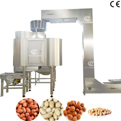 Bom preço. Máquina comercial de remoção de pele vermelha de amendoim com aço inoxidável de qualidade alimentar para processamento de pistache de avelã on-line
