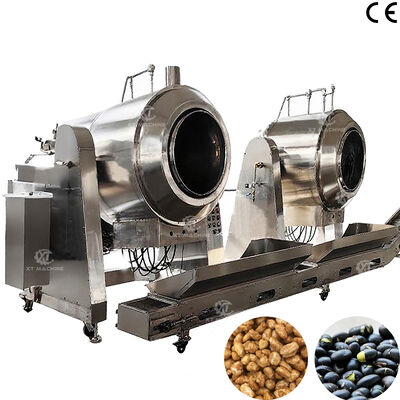 Bom preço. Máquina automática de revestimento e aquecimento de açúcar com 70 kg/lotação Máquina de fabricação de amendoim revestido com açúcar para a indústria alimentar on-line