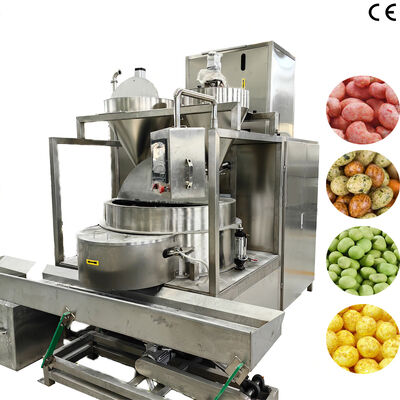 Bom preço. 200-300 kg/h Máquina automática de produção de ovos de amendoim revestidos com controlo PLC para planta de processamento de frutos secos on-line