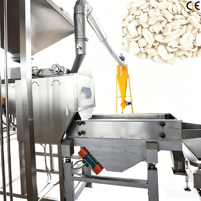 Máquina de corte e blanqueamento de grãos de amendoim de alta precisão