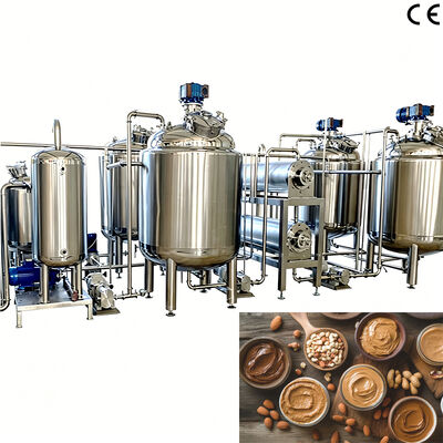 Bom preço. SS304 Tanque de mistura/refrigeração de manteiga de amendoim com desgaseamento para aquecimento emulsificante industrial e tanque de mistura de isolamento on-line