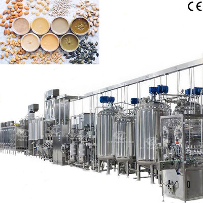 Máquina e embalagem para fabricação de manteiga de amendoim/cashew com sistema de arrefecimento para plantas de processamento de manteiga de amendoim