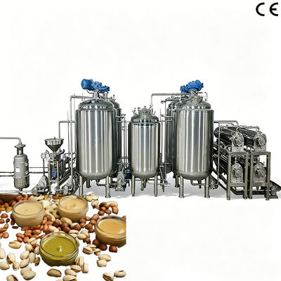 Bom preço. Máquina automática de mistura/resfriamento de manteiga de amendoim Máquina de fazer pasta de pistache com controle de programação PLC on-line