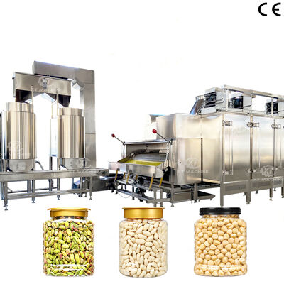 500~1000kg/h Máquina de Descascar Amendoim Torrado em Aço Inoxidável Grau Alimentício Equipamento de Descascar Pistache Para Plantas de Processamento de Nozes