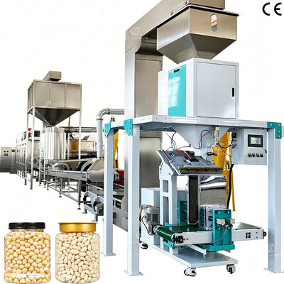 Linha de Produção Personalizável de Torrefação e Branqueamento de Amendoim de 500kg/h-1000kg/h Máquina Descascadora de Pistache para Fábricas de Processamento de Nozes
