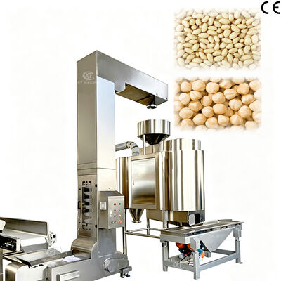 Máquina automática de descascamento de amendoim torrado e avelã e pistache