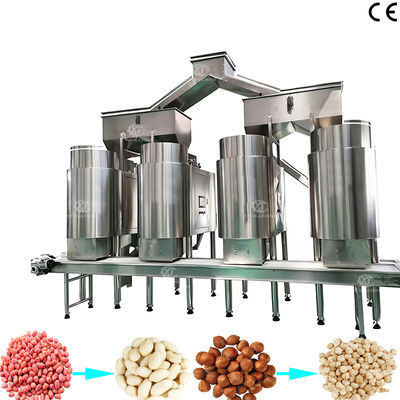Bom preço. Máquina Comercial de Grande Capacidade para Remoção de Pele Vermelha de Amendoim, Descascador de Avelã e Pistache para Processamento de Amendoim on-line