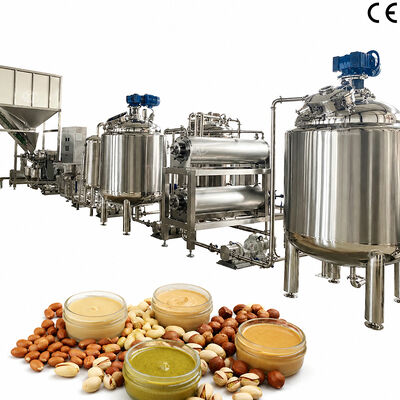 Premium Full-Automatic Multi-flavor Peanut Butter Production Line Almond Hazelnut Butter Making Machine