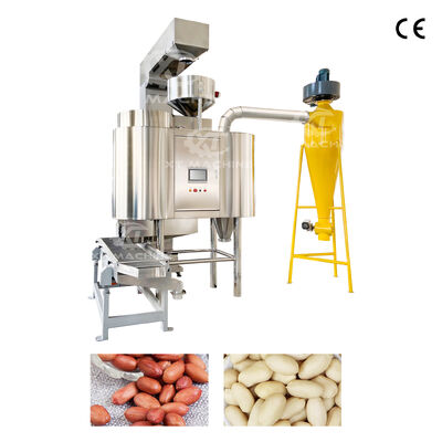 Bom preço. Nova Máquina de Limpeza de Ar de Amendoim de Aço Inoxidável Controlada por PLC Máquina de Descascar Amendoim de Amendoim para Plantas de Processamento de Amendoim on-line