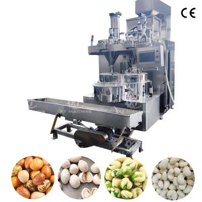 Bom preço. Máquina Comercial Automática para Revestimento de Oleaginosas 500-1000kg/h Sistema PLC para Equipamento de Processamento de Revestimento de Lanches de Oleaginosas On-line